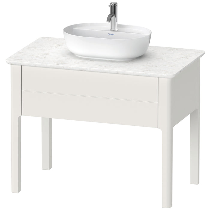 Duravit LU956403939 Luv Floorstanding Vanity Unit Nordic White