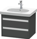 Duravit KT665004949 Ketho Wall-Mount Vanity Unit Graphite
