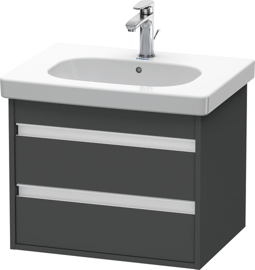 Duravit KT665004949 Ketho Wall-Mount Vanity Unit Graphite