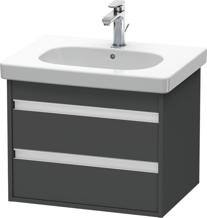 Duravit KT665004949 Ketho Wall-Mount Vanity Unit Graphite