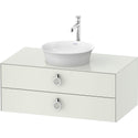 Duravit WT499103636 White Tulip Wall Mount Vanity Cabinet