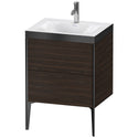 Duravit XV4709OB269P XViu C-Bonded Floorstanding Vanity Kit Walnut Brushed