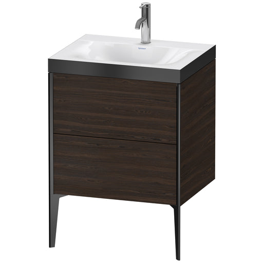 Duravit XV4709OB269P XViu C-Bonded Floorstanding Vanity Kit Walnut Brushed