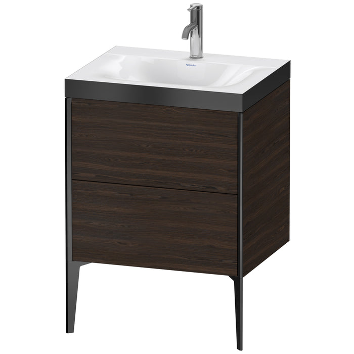 Duravit XV4709OB269P XViu C-Bonded Floorstanding Vanity Kit Walnut Brushed