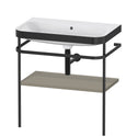 Duravit HP4737N9292 Happy D.2 Plus C-Bonded Vanity Kit Stone Gray