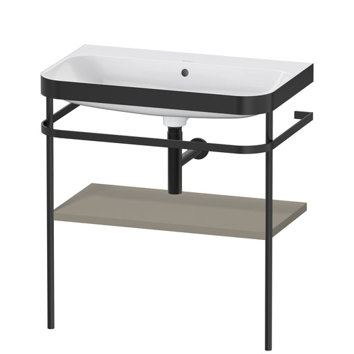 Duravit HP4737N9292 Happy D.2 Plus C-Bonded Vanity Kit Stone Gray