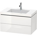 Duravit LC6927O8585 L-Cube Wall Mount C-Bonded Vanity