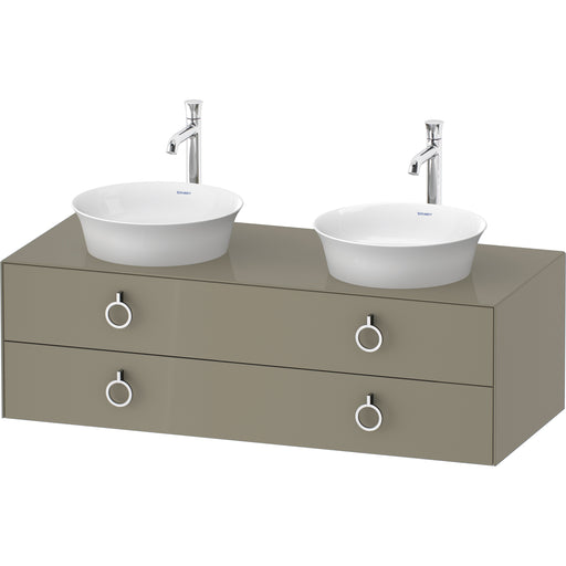 Duravit WT4993BH2H2 White Tulip Wall-Mounted Vanity Unit Stone Gray