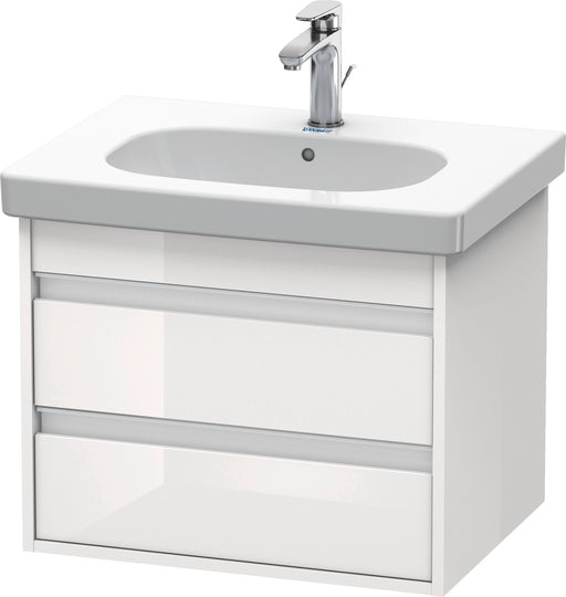 Duravit KT665002222 Ketho Wall-Mount Vanity Unit White