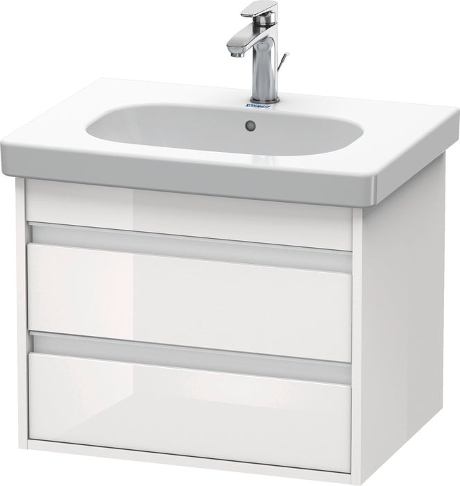 Duravit KT665002222 Ketho Wall-Mount Vanity Unit White
