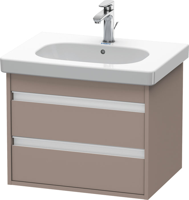 Duravit KT665004343 Ketho Wall-Mount Vanity Unit Basalt