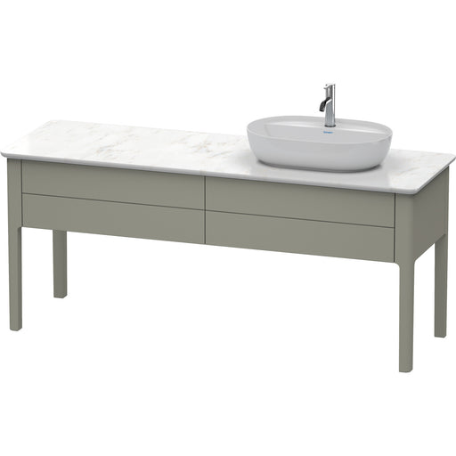 Duravit LU9563R9292 Luv Floorstanding Vanity Unit Stone Gray