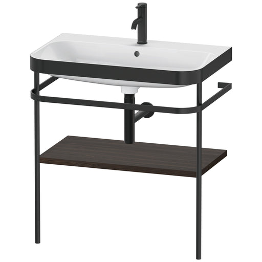 Duravit HP4737O6969 Happy D.2 Plus C-Bonded Vanity Kit Walnut Brushed