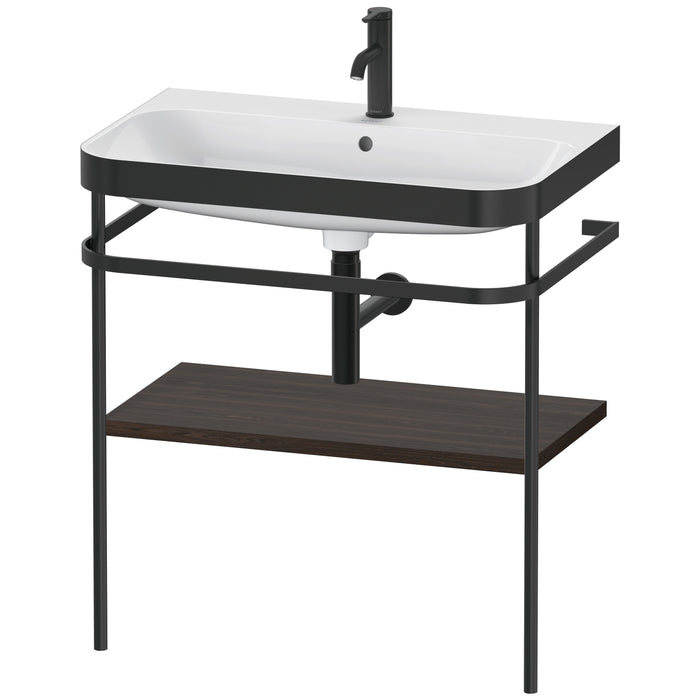 Duravit HP4737O6969 Happy D.2 Plus C-Bonded Vanity Kit Walnut Brushed
