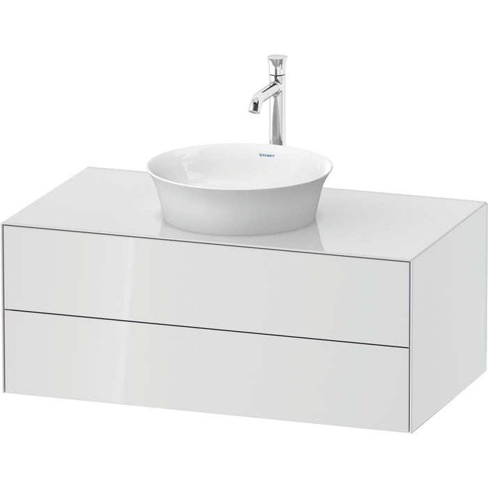 Duravit WT498608585 White Tulip Wall Mount Vanity Cabinet