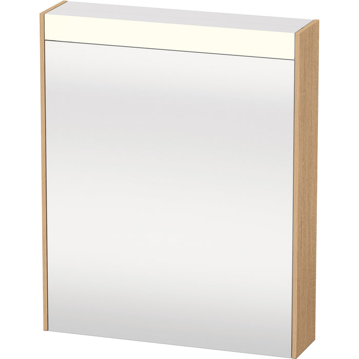 Duravit BR7101L30306000 Brioso Mirror Cabinet with Lighting Natural Oak