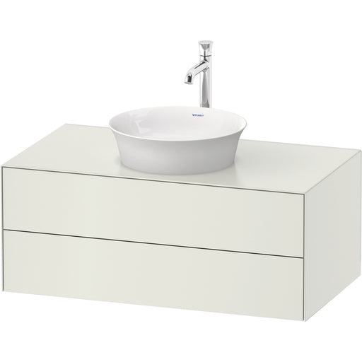 Duravit WT498603636 White Tulip Wall Mount Vanity Cabinet