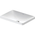 Duravit 0358600079 D-Neo Drop-in Bathroom Sink with No Faucet Holes
