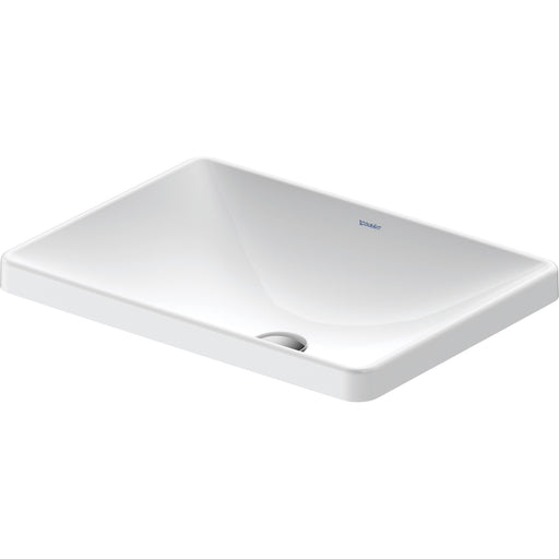 Duravit 03586000791 D-Neo Drop-in Bathroom Sink White with WonderGliss