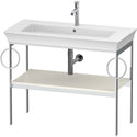 Duravit WT4547BH4H4 White Tulip Floorstanding Metal Console