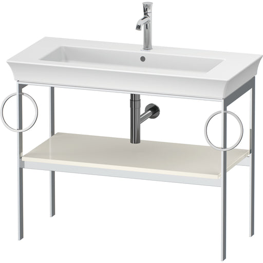 Duravit WT4547BH4H4 White Tulip Floorstanding Metal Console