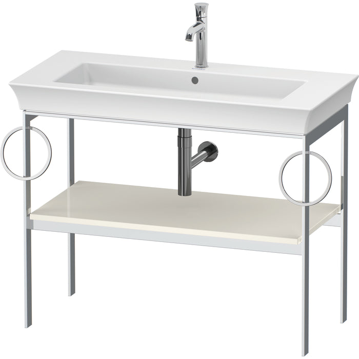 Duravit WT4547BH4H4 White Tulip Floorstanding Metal Console