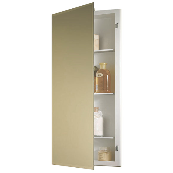 Rangaire Jensen 868P34WH Recess Mount 16x36" Medicine Cabinet with Mirror and 3 Shelves