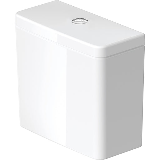 Duravit 09442000U2 D-Neo Dual Flush Toilet Tank with Top Push Button Flush