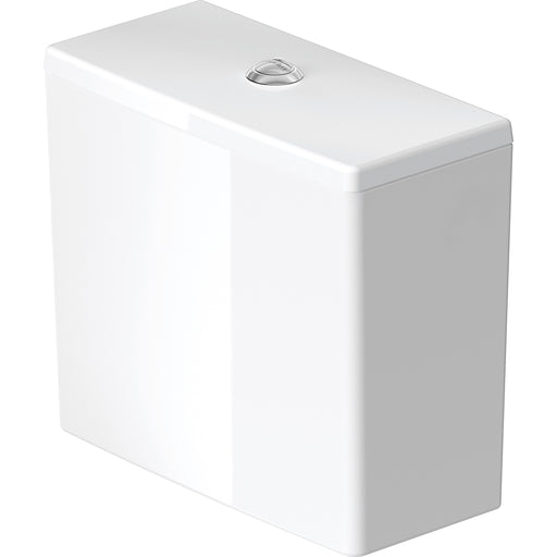 Duravit 0938100092 ME by Starck Dual Flush Toilet Tank with Top Push Button Flush