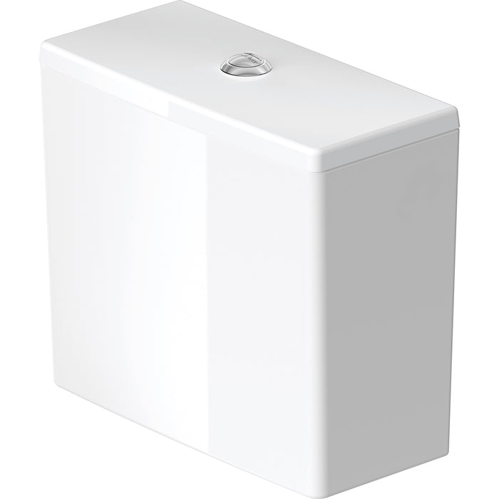 Duravit 0938100092 ME by Starck Dual Flush Toilet Tank with Top Push Button Flush