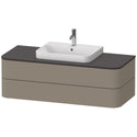 Duravit HP497209292 Happy D.2 Plus Wall-Mount Vanity Unit Stone Gray
