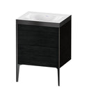 Duravit XV4709NB216P XViu C-Bonded Floorstanding Vanity Kit Oak Black