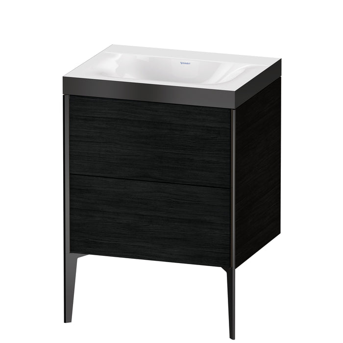 Duravit XV4709NB216P XViu C-Bonded Floorstanding Vanity Kit Oak Black