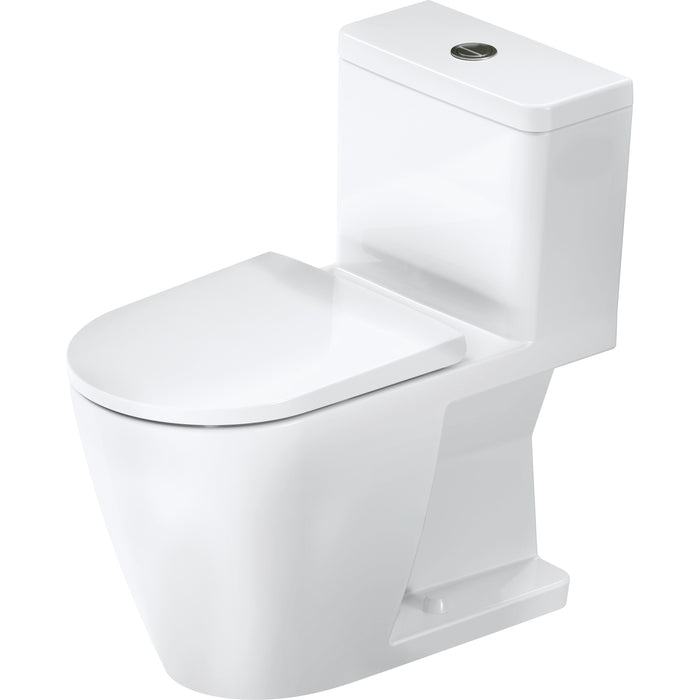 Duravit 20070100U2 D-Neo Dual Flush Elongated One Piece Toilet