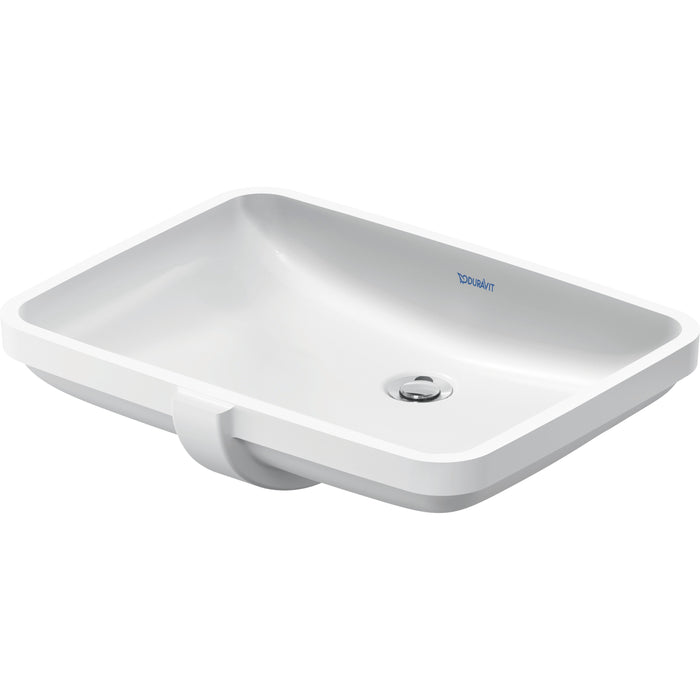 Duravit 0395550017 No.1 23" Undermount Bathroom Sink with Overflow