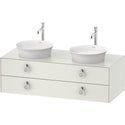Duravit WT4993B3636 White Tulip Wall Mount Double Vanity Cabinet