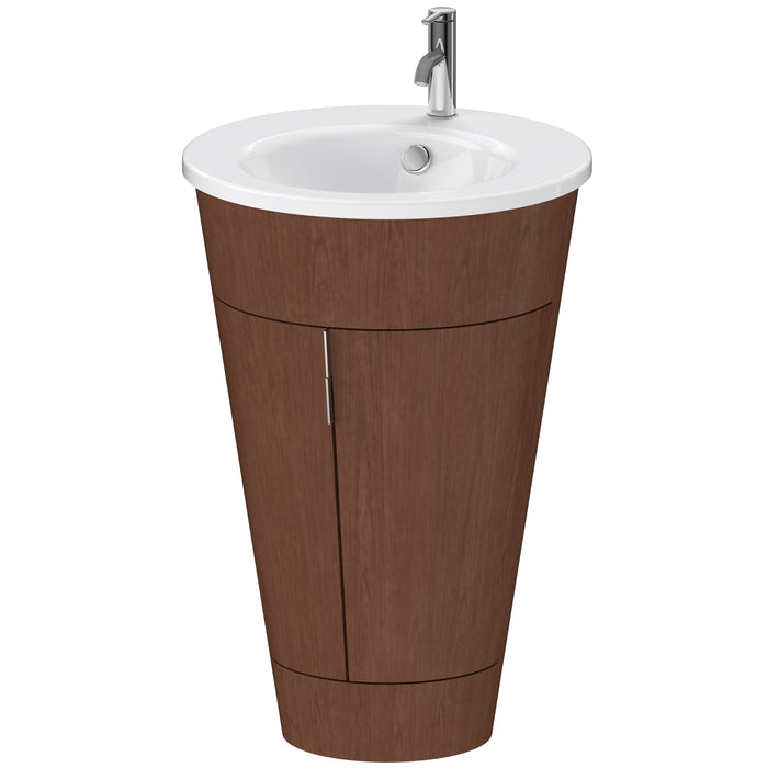 Duravit S1952001313 Starck 1 Floorstanding Vanity Unit American Walnut
