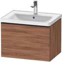 Duravit DE42540BD790000 D-Neo Wall-Mount Vanity Unit Natural Walnut