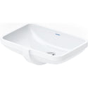Duravit 03954900172 No.1 Undermount Bathroom Sink with Overflow