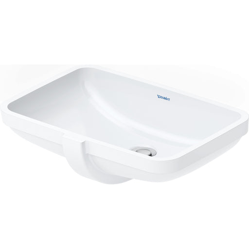 Duravit 03954900172 No.1 Undermount Bathroom Sink with Overflow
