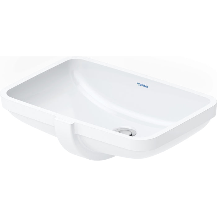 Duravit 03954900172 No.1 Undermount Bathroom Sink with Overflow