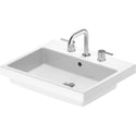 Duravit 03835500301 Vero Air Drop-in Bathroom Sink with WonderGliss