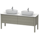 Duravit LU9567B9292 Luv Wall Mount Double Vanity Cabinet