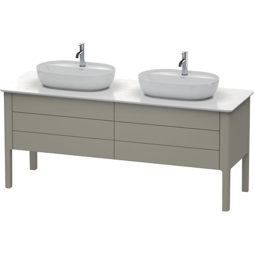 Duravit LU9567B9292 Luv Wall Mount Double Vanity Cabinet