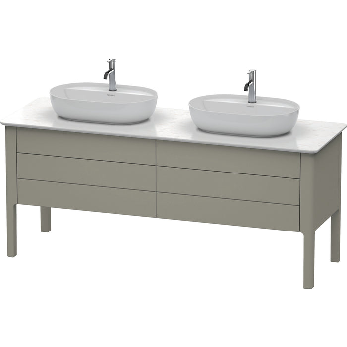 Duravit LU9567B9292 Luv Wall Mount Double Vanity Cabinet