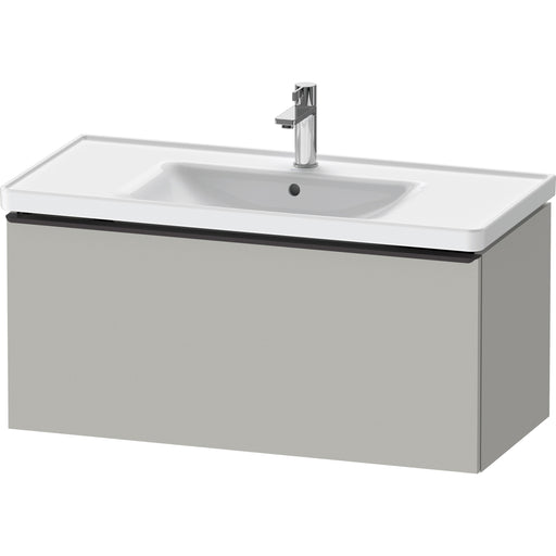Duravit DE42560BD070000 D-Neo Wall-Mount Vanity Unit Concrete Gray