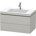Duravit LC6927O0707 L-Cube Wall Mount C-Bonded Vanity
