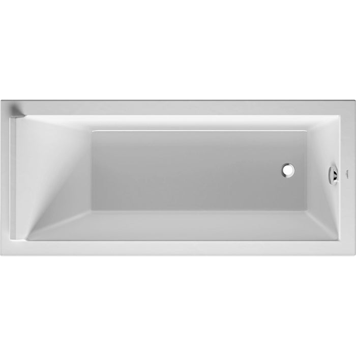 Duravit 700335000000090 Starck Drop-in Bathtub with Reversible Drain
