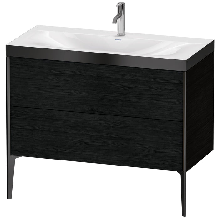 Duravit XV4711OB216P XViu C-Bonded Floorstanding Vanity Kit Oak Black