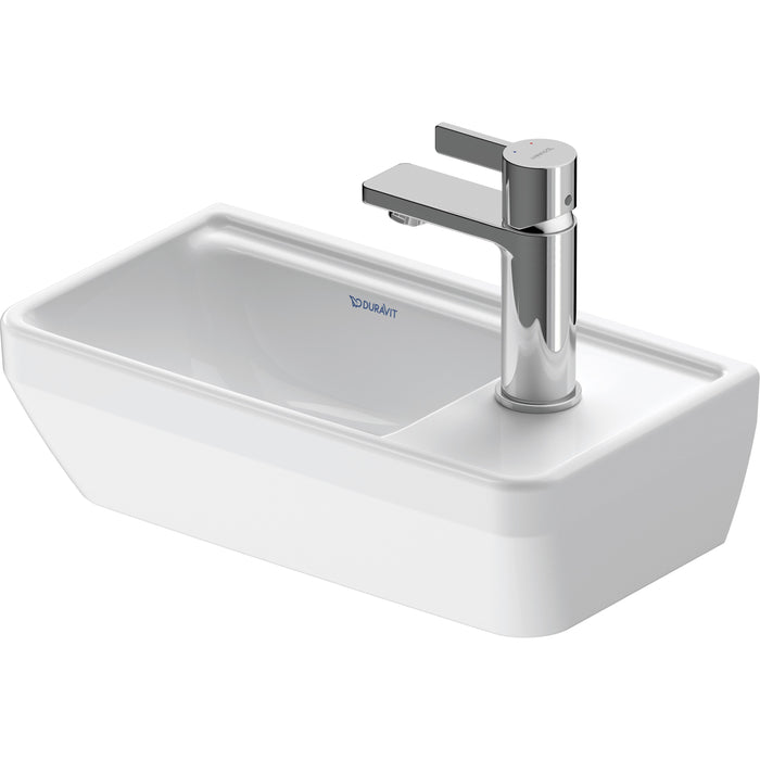 Duravit 07394000411 D-Neo Small Handrinse Bathroom Sink with WonderGliss